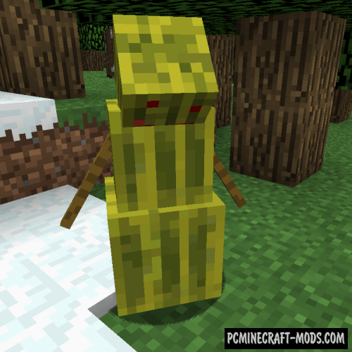 Melon Golem New Mob Mod For Minecraft 1.16.5, 1.12.2 PC Java Mods
