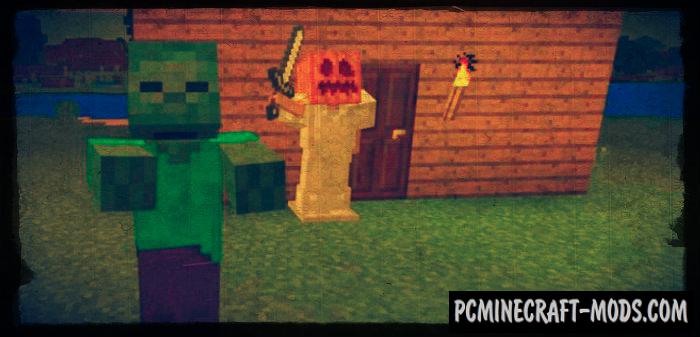 Garden Defender Minecraft PE Bedrock Mod/Addon 1.9.0, 1.7