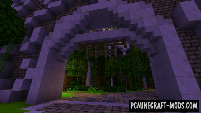 Huge Castle Minecraft PE Bedrock Map 1.5.0, 1.4.0 PC Java Mods