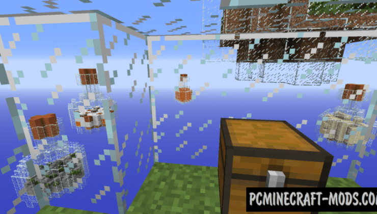 Glass Bottle SkyBlock Survival Map For Minecraft 1.16, 1.15.2 PC Java