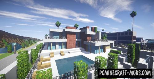 Modern House Ep6 - Home Map For Minecraft 1.18.2, 1.17.1 | Pc Java Mods