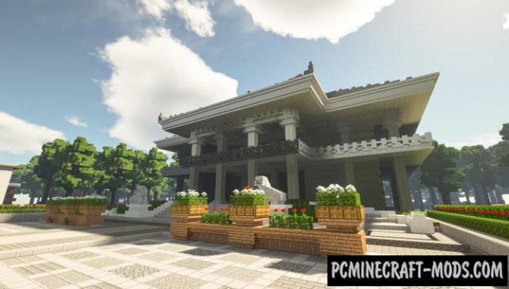 The Blue-House Korea - City Map For Minecraft 1.18.1, 1.17.1 | Pc Java Mods