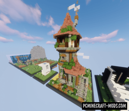 Big Buildings - Houses Map For Minecraft 1.18.2 | Pc Java Mods