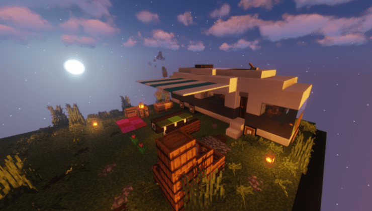 Big buildings Houses Map For Minecraft 1.17, 1.16.5 PC Java Mods