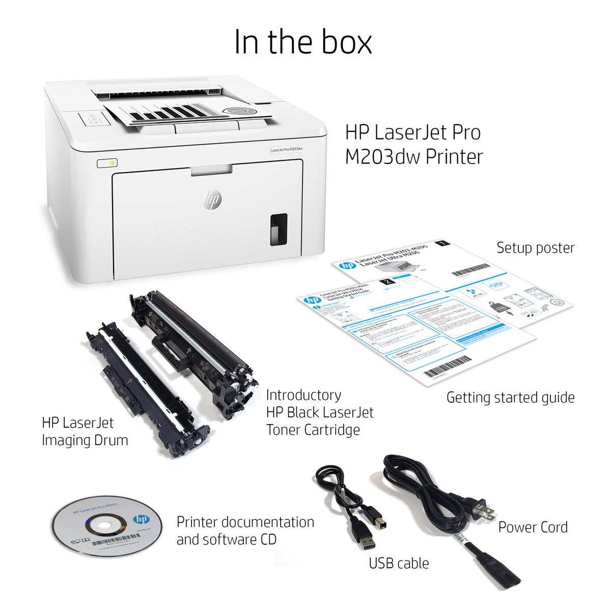 HP LaserJet Pro M203dw Printer Miami Printer Repair and Computer Services