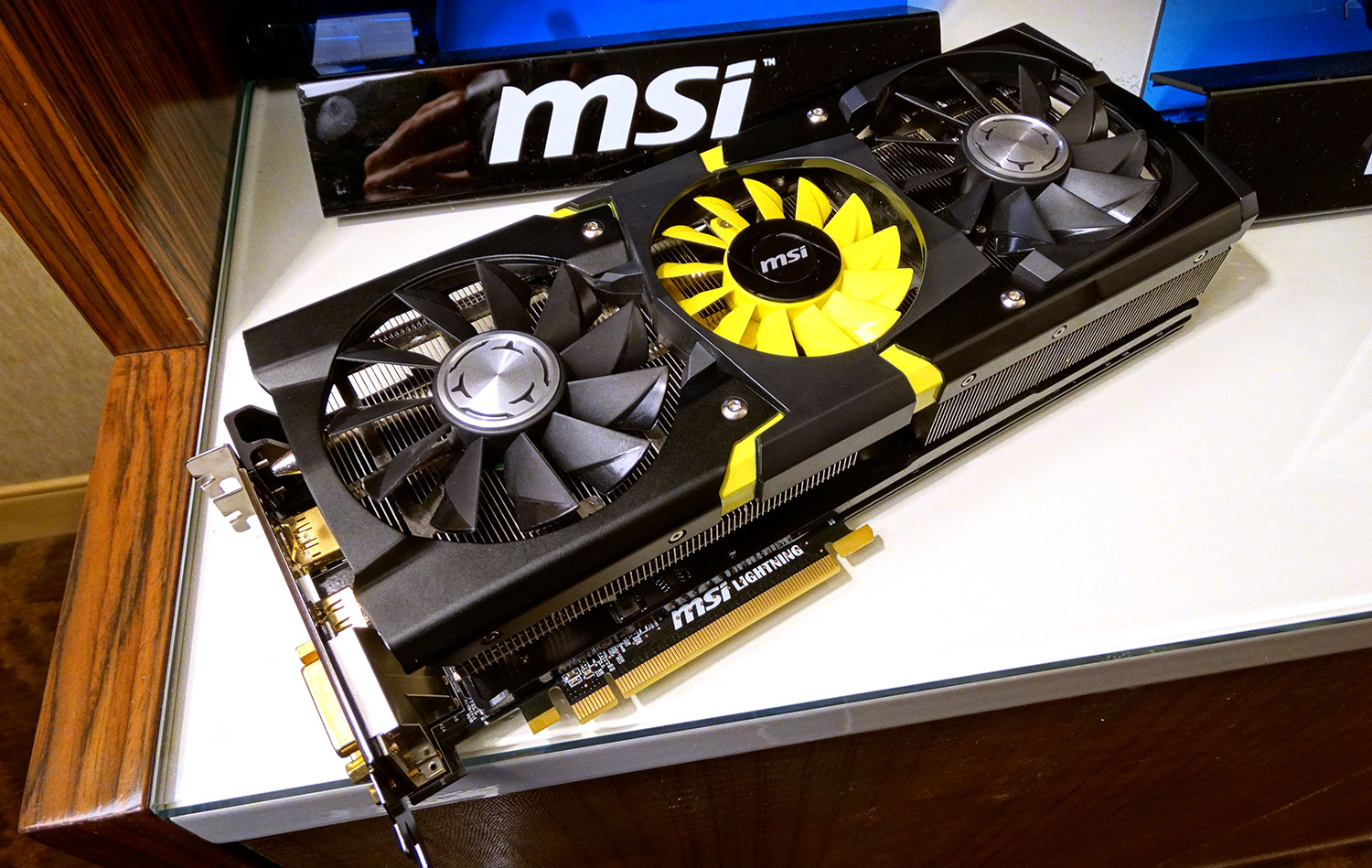 CES 2014 MSI Previews the Radeon R9 290X Lightning PC