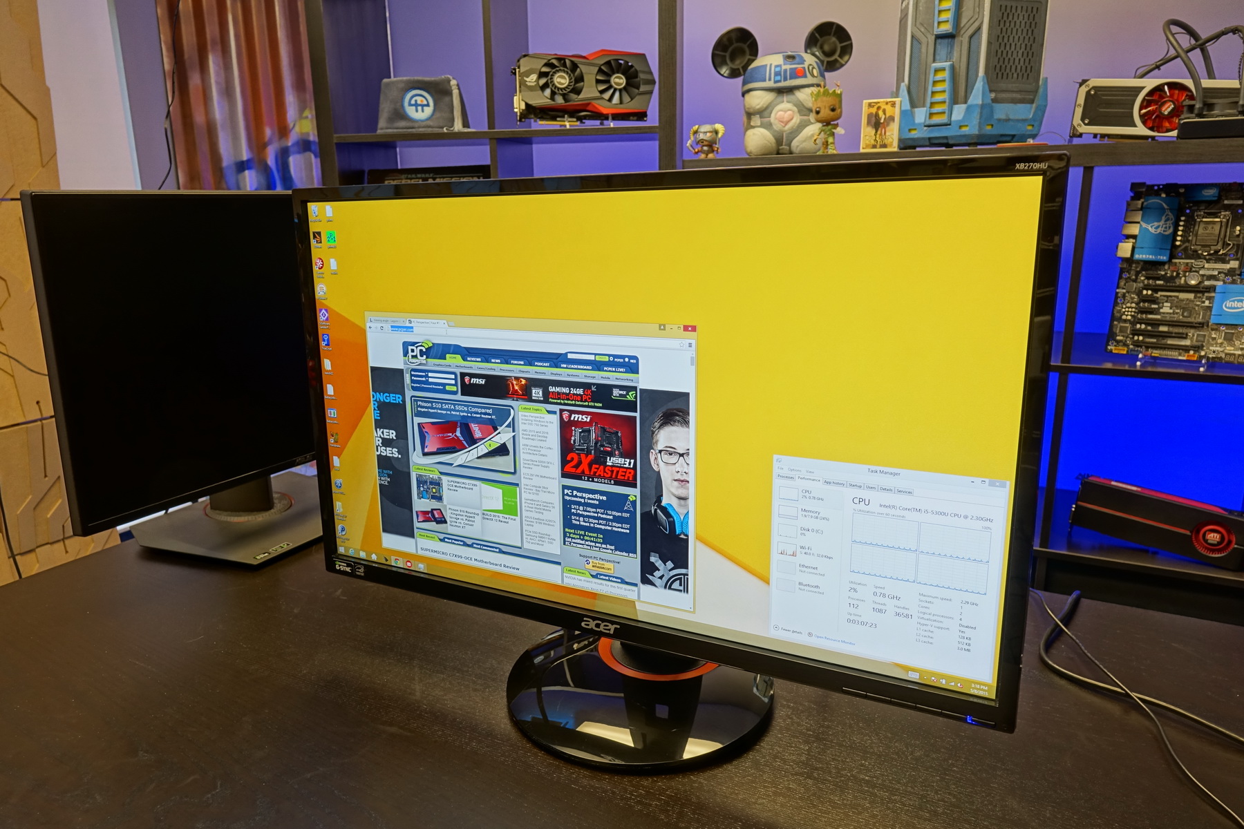 Acer XB270HU 27in 1440P 144Hz IPS GSync Monitor Review PC Perspective