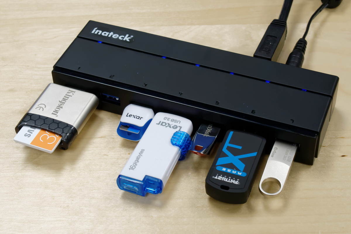 Inateck HB7003 7 Port USB 3.0 Hub With BC1.2 Charging Review PC