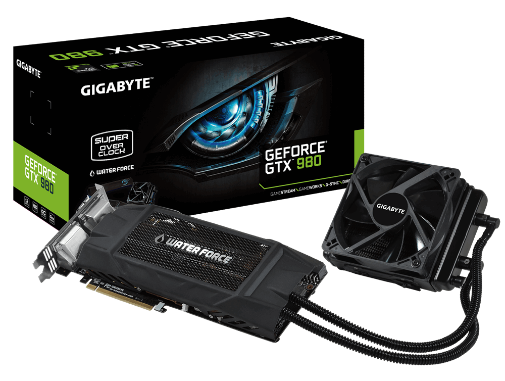 Gigabyte GTX 980 WATERFORCE LiquidCooled Graphics Card