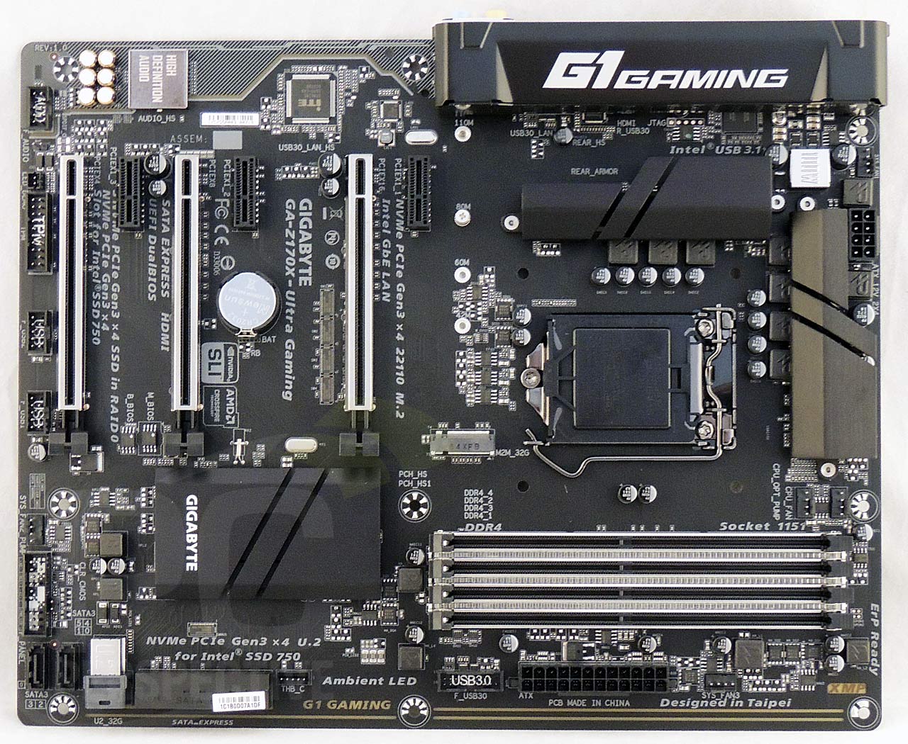 GIGABYTE Z170XUltra Gaming Motherboard Review PC Perspective