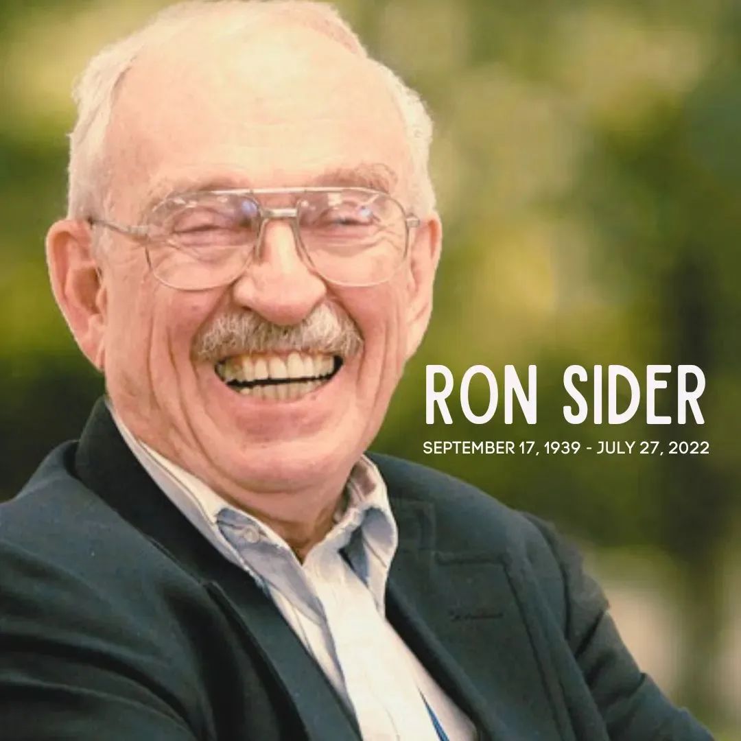 In memory of Ron Sider and his amazing work for peace and justice PCPJ