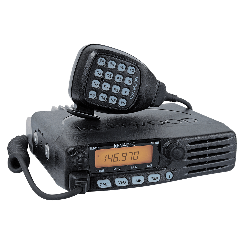 Radio Móvil Kenwood TM281AK VHF para Radioaficionados (incluye