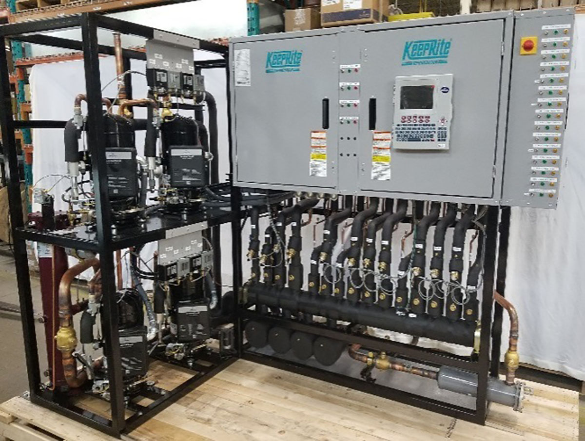 60HP L Shaped Rack KeepRite Refrigeration