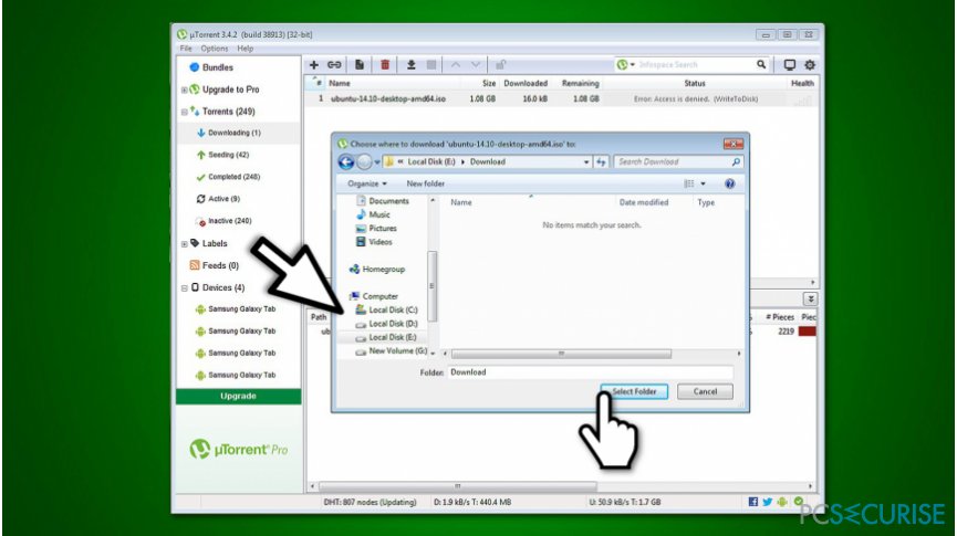 Utorrent Erreur Le Chemin D'accès Spécifié Est Introuvable Unity Point