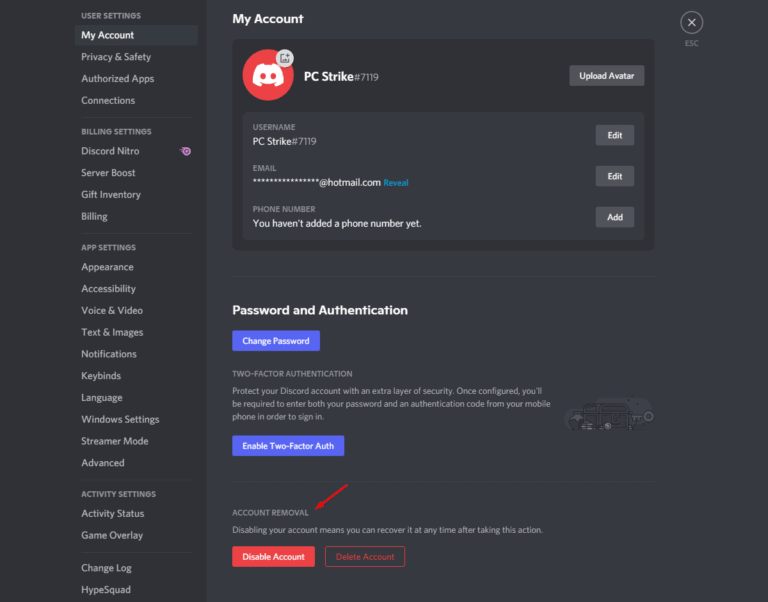 How To Delete Your Discord Account [2021 Guide] PC Strike