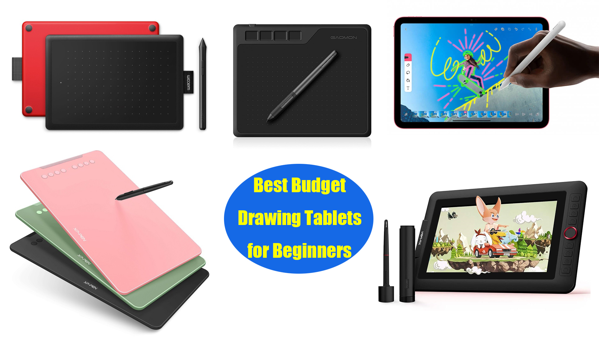 12 Best Drawing Tablets with Screen: From Cheap Beginner to