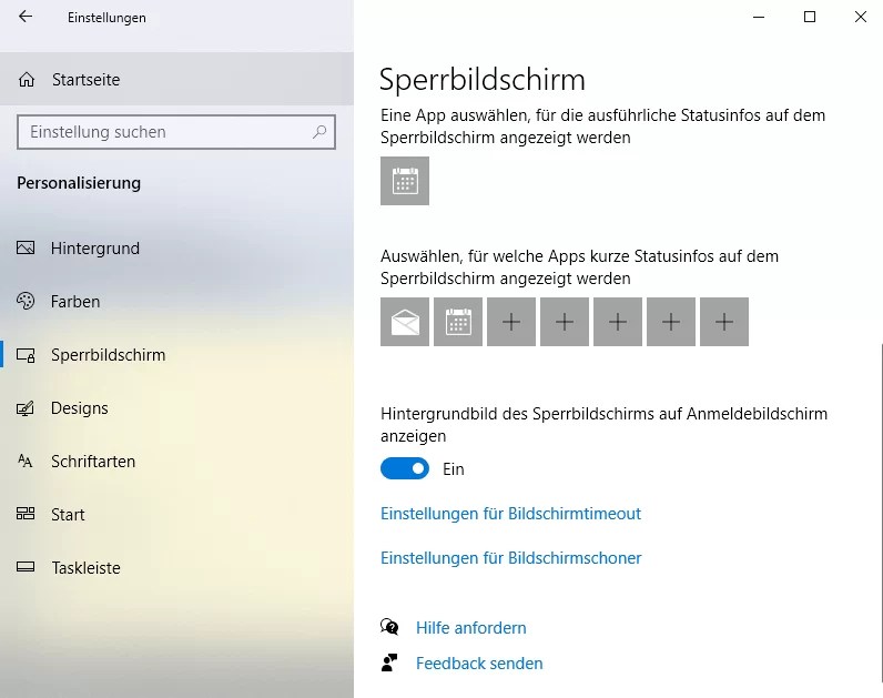 Windows Bildschirmschoner einstellen PCtipps.de