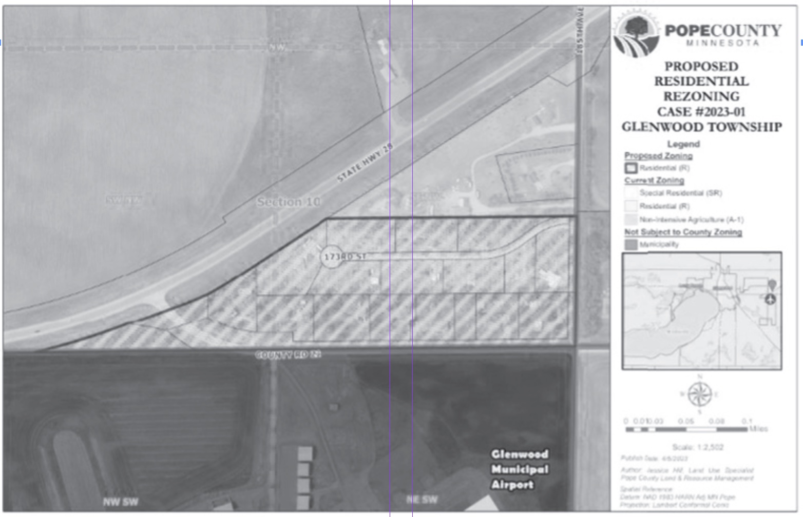 NOTICE OF INTENT TO AMEND THE POPE COUNTY OFFICIAL ZONING MAP Pope