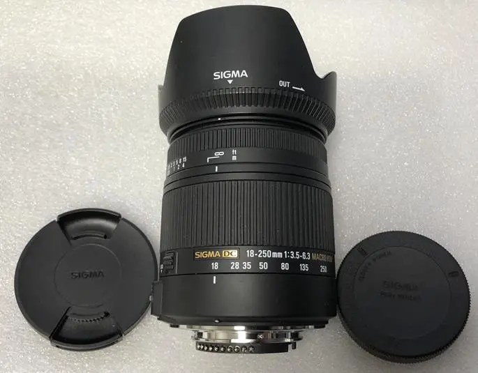 Buy Sigma 18250 mm f/3.56.3 DC Macro OS HSM Nikon FMount Lens