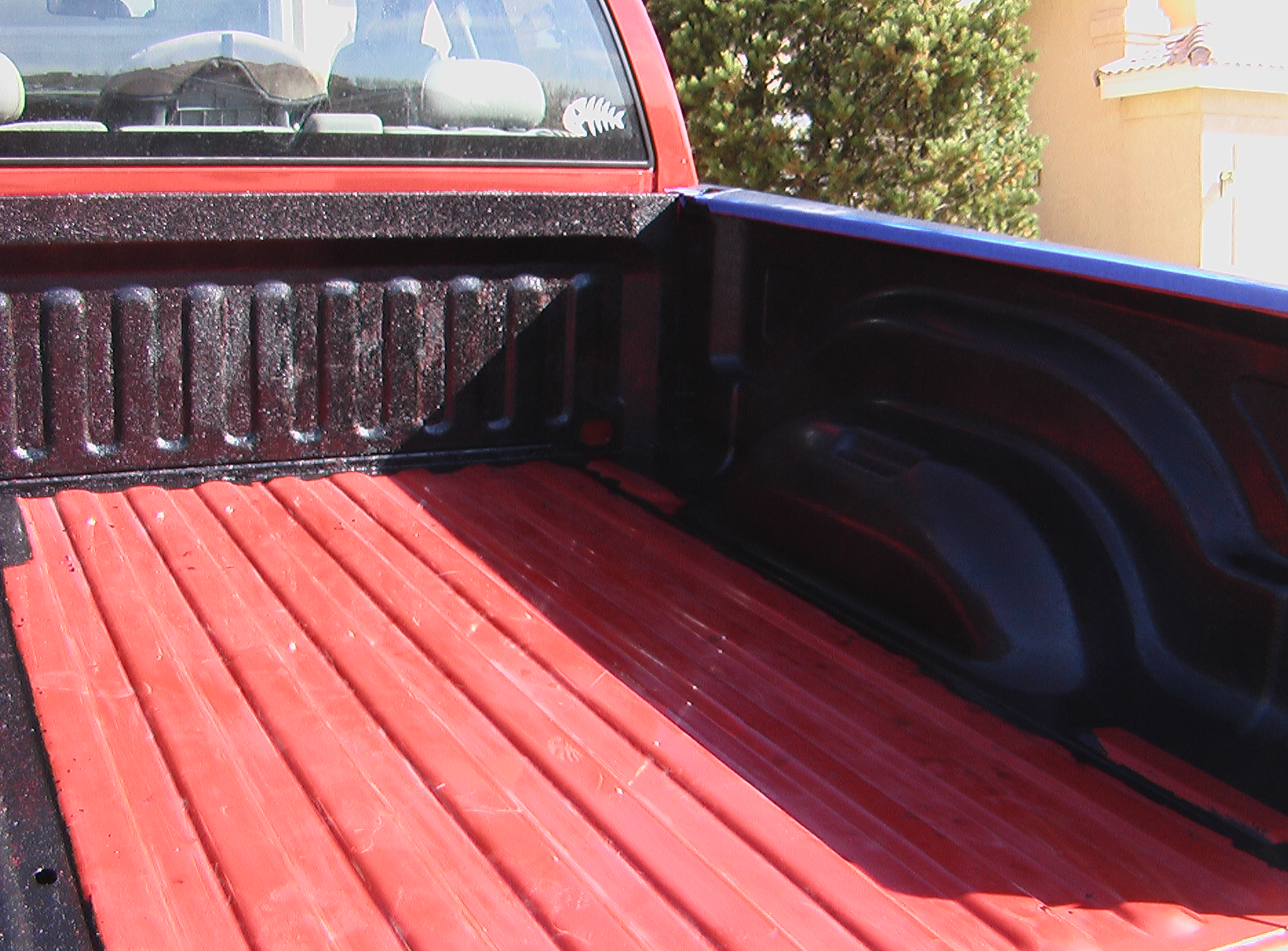 The floor of the bed is easiest