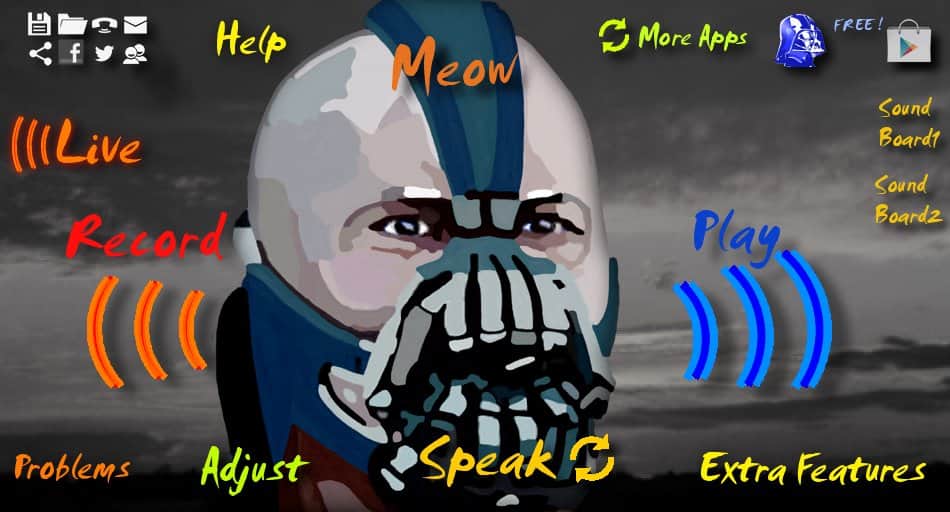 Bane Voice Changer BTVC Batman v0.9.8 APK for Android