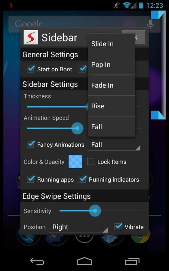 Sidebar Pro скачать 4.4.0 APK на Android