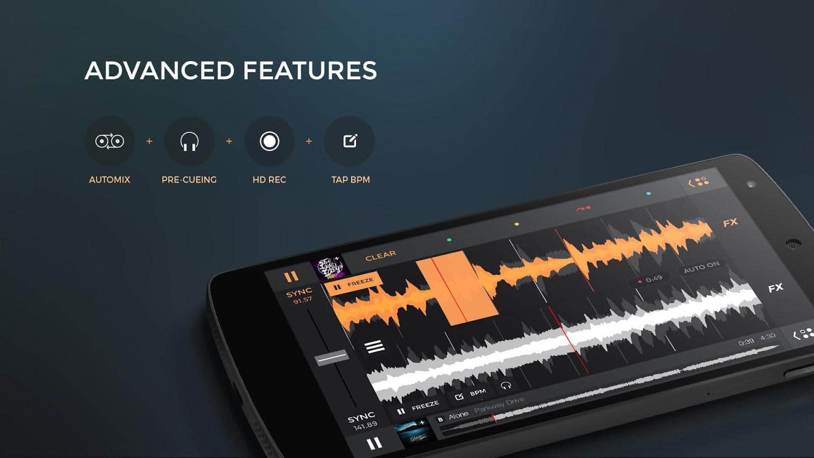 edjing PRO Music DJ mixer скачать 1.08.04 Full APK на Android