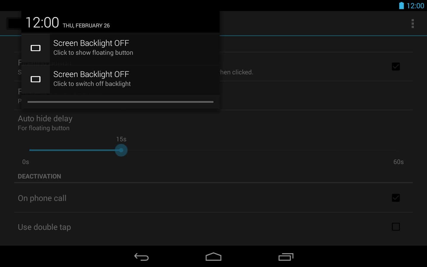 Screen Backlight OFF (root) v1.1.7.0 APK for Android