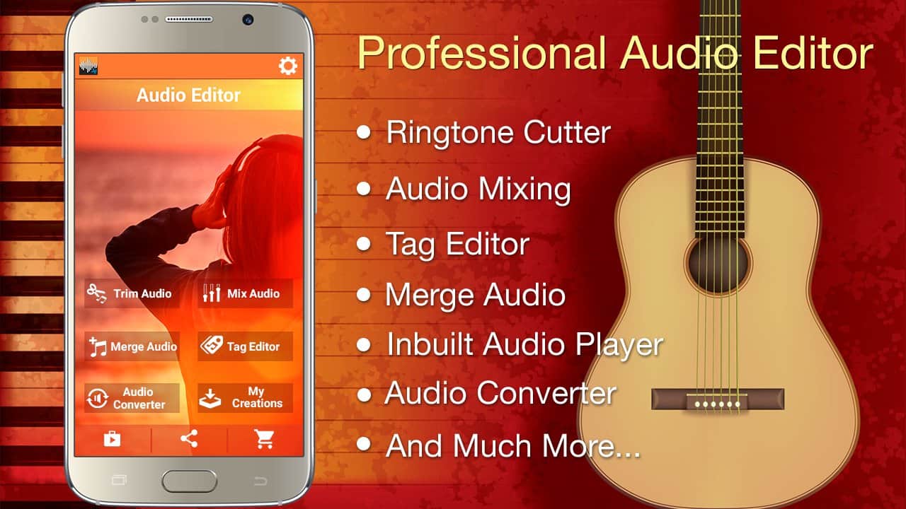 Audio MP3 Cutter Mix Converter скачать 1.22 APK на Android