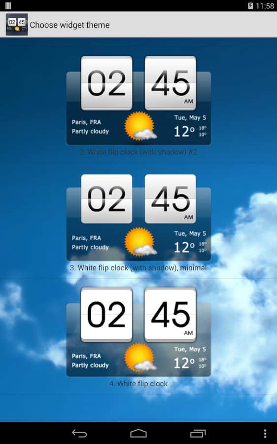 Sense Flip Clock & Weather Pro v2.20.02 Pro APK for Android
