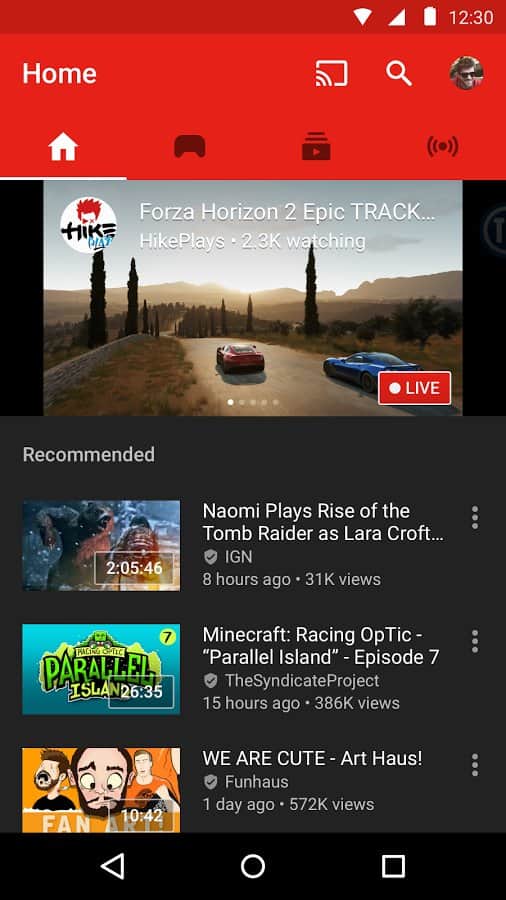 YouTube Gaming v2.10.7.6 APK for Android