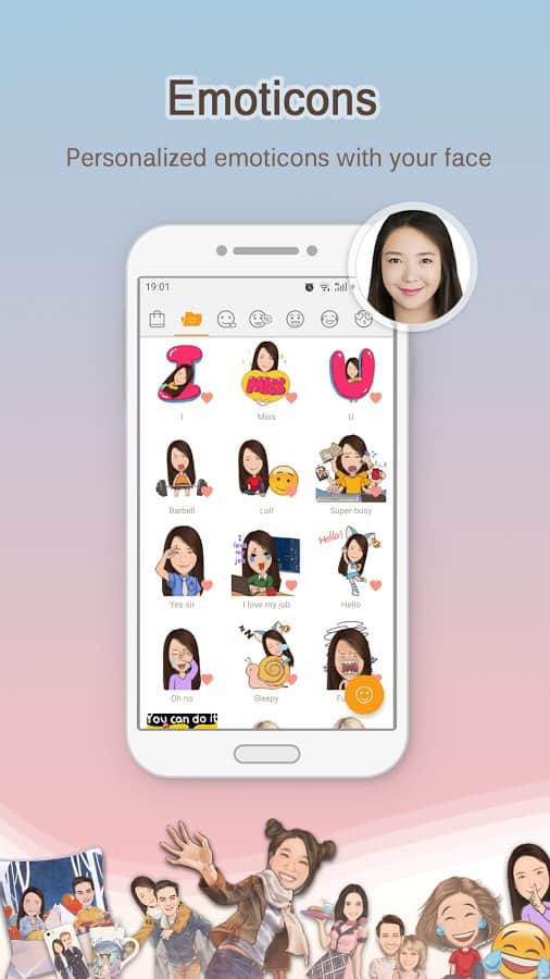 MomentCam Cartoons & Stickers скачать 3.3.8 APK на Android