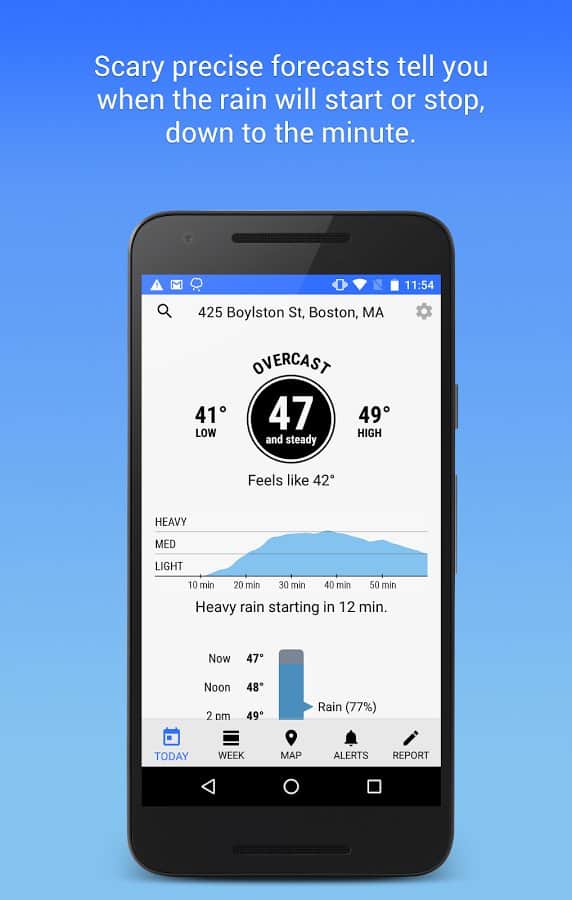 Dark Sky Hyperlocal Weather App Review Verse