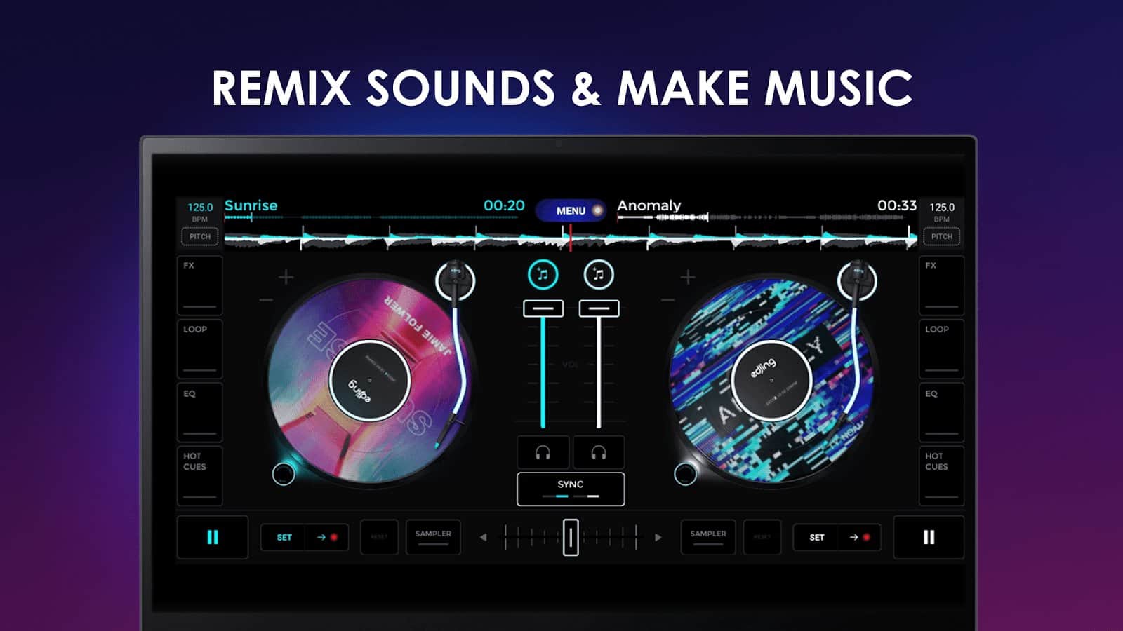 edjing Mix DJ music mixer скачать 7.09.00 Premium APK на Android