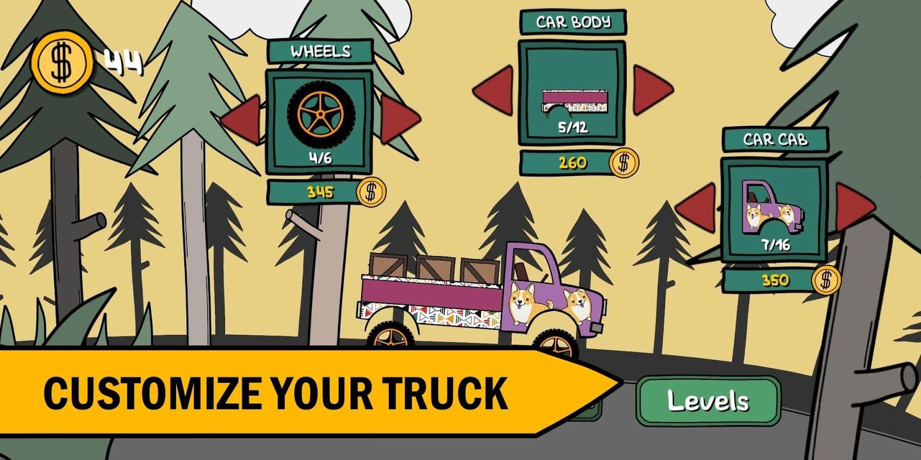 Hills, trees, and truck! v0.3 APK for Android