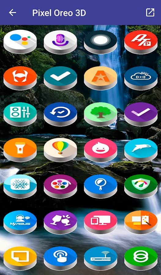 Pixel Pie 3D Icon Pack v4.5.9 APK for Android