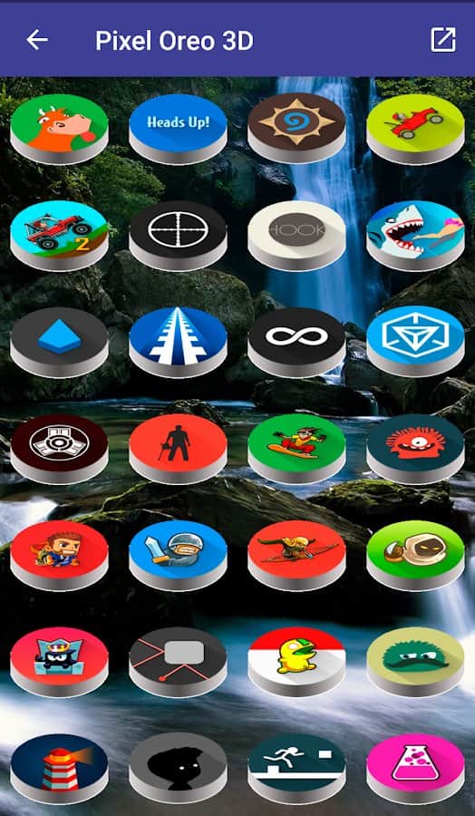 Pixel Pie 3D Icon Pack v4.5.9 APK for Android