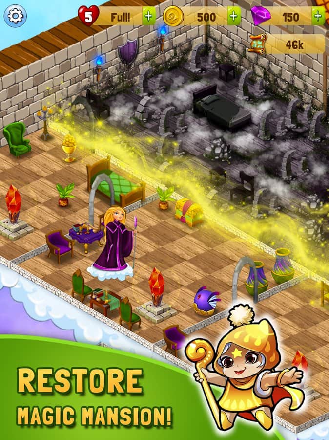 Merlin and Merge Mansion v1.0.2 APK for Android