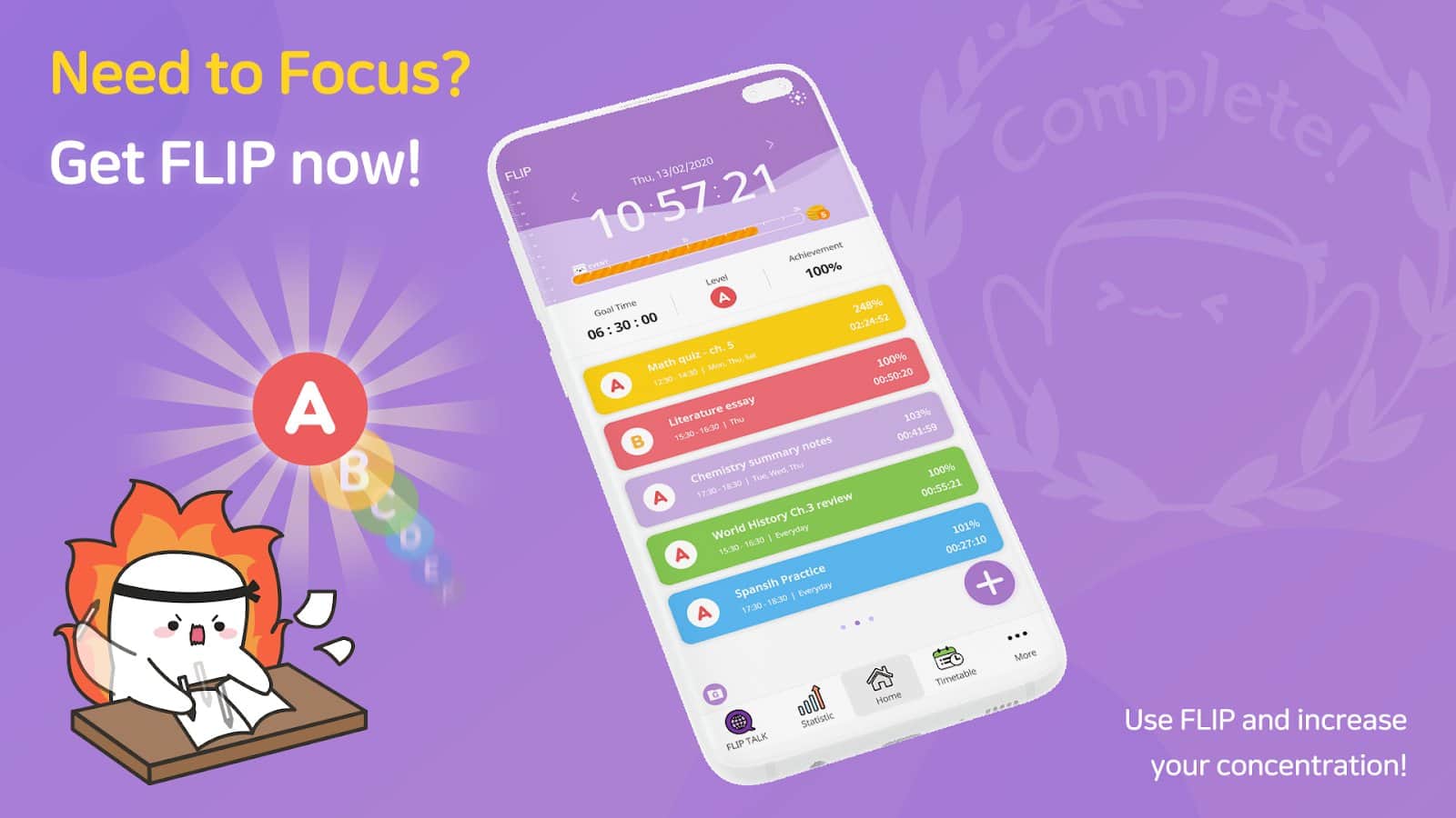 FLIP Таймер концентрации для учебы скачать 1.19.15 APK на Android