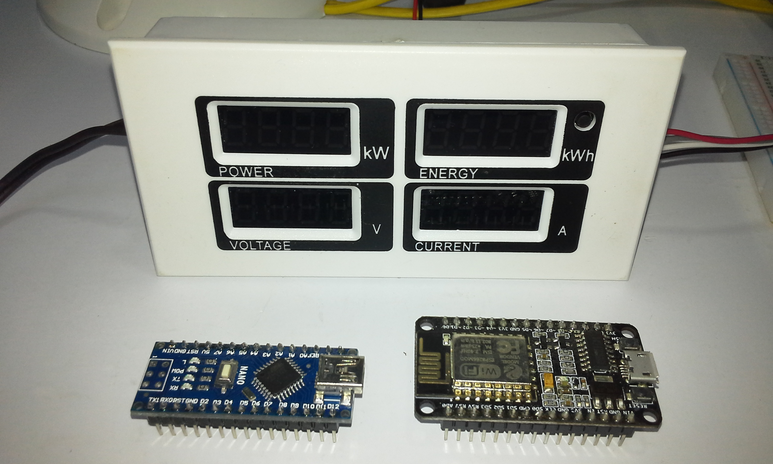 Electricity consumption meter Peacefair PZEM 004 + ESP8266 & Arduino