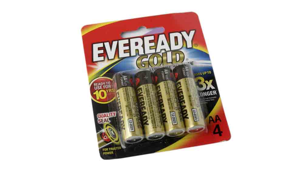 Eveready Gold Review Disposable battery CHOICE