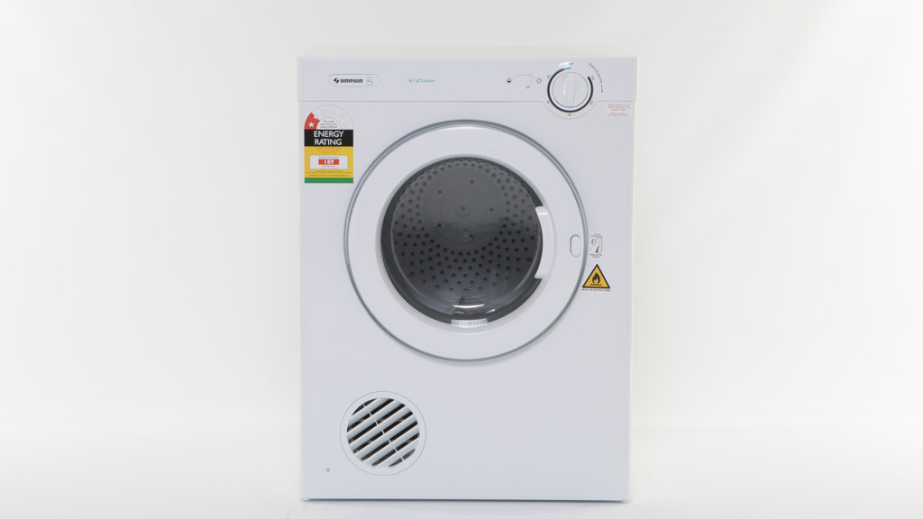 Simpson SDV401 EZIloader Review Clothes dryer CHOICE