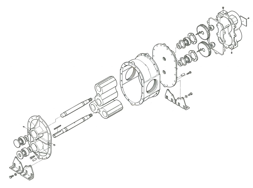 Roots Universal RAI (URAI) Blower Parts pdblowers, Inc.