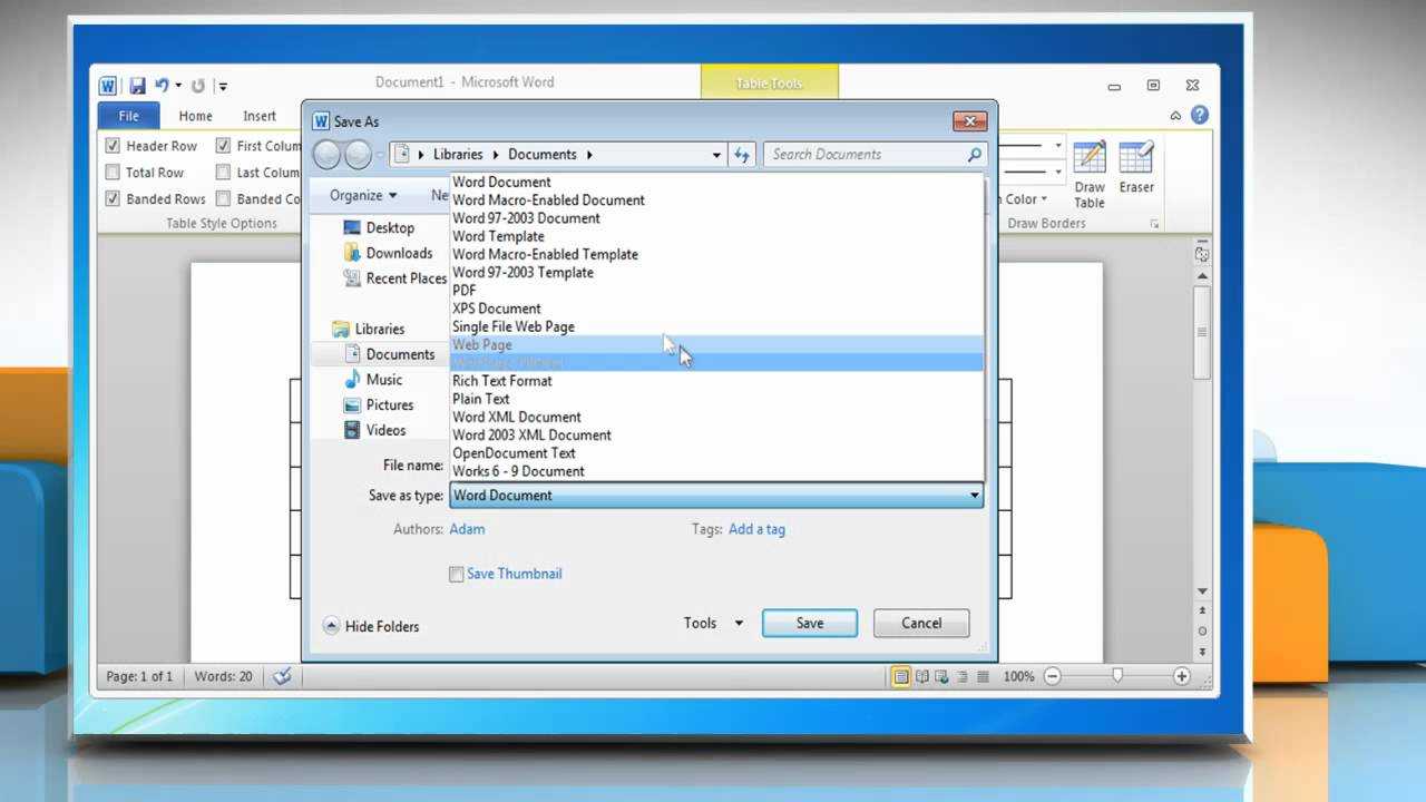 How To Create A Template Based Document In Microsoft® Word 2010