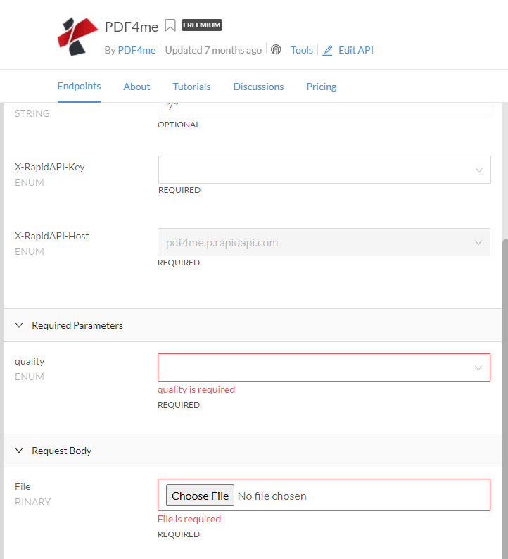 Convert PDF To PowerPoint using PDF4me API from RapidAPI