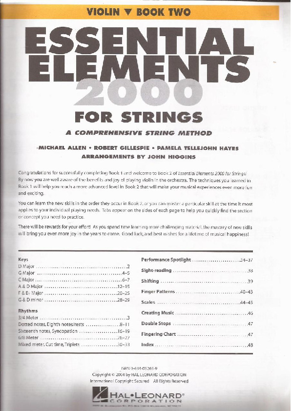 Essential Elements 2