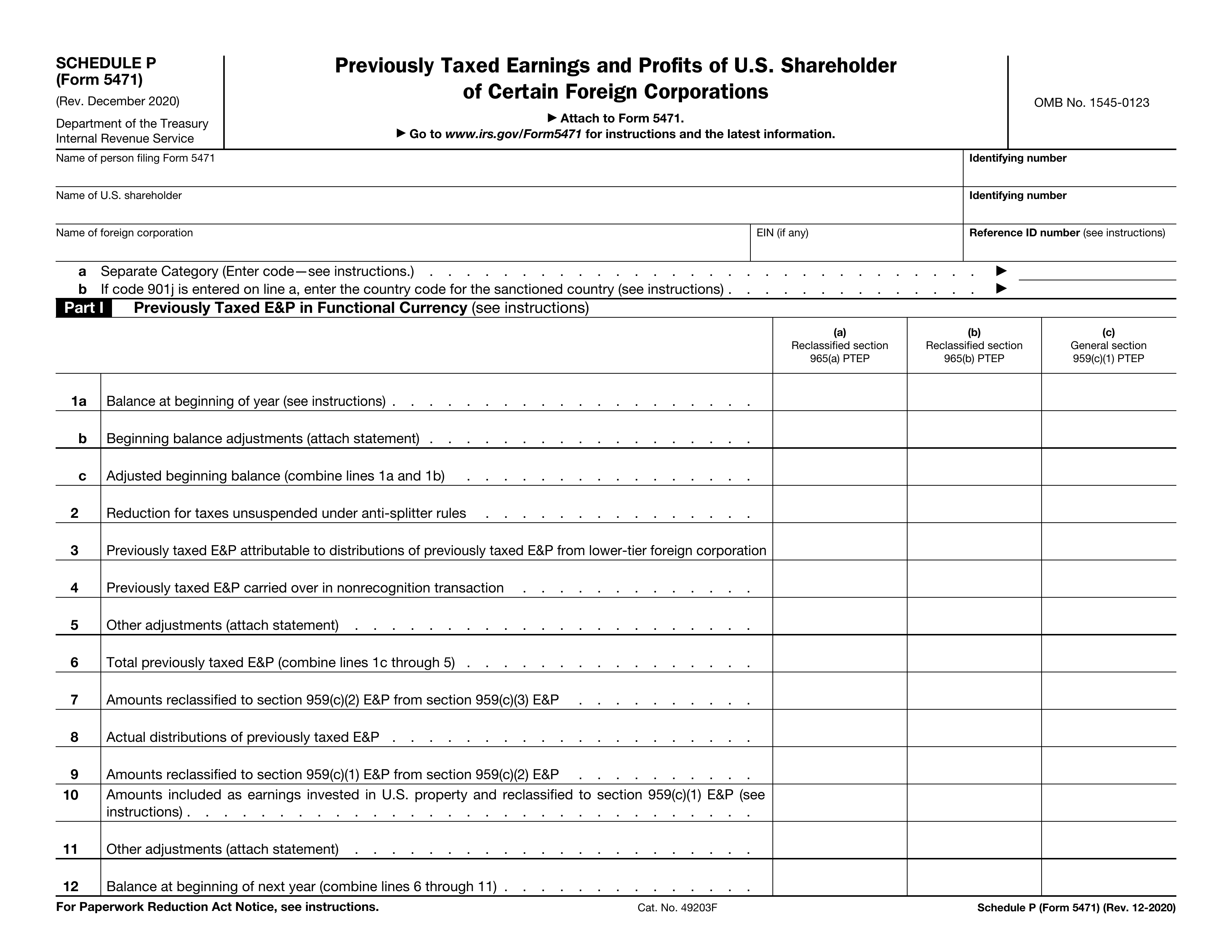 Form 5471 Schedule Q CFC Income 2024-2025 - Fill - PDF Guru