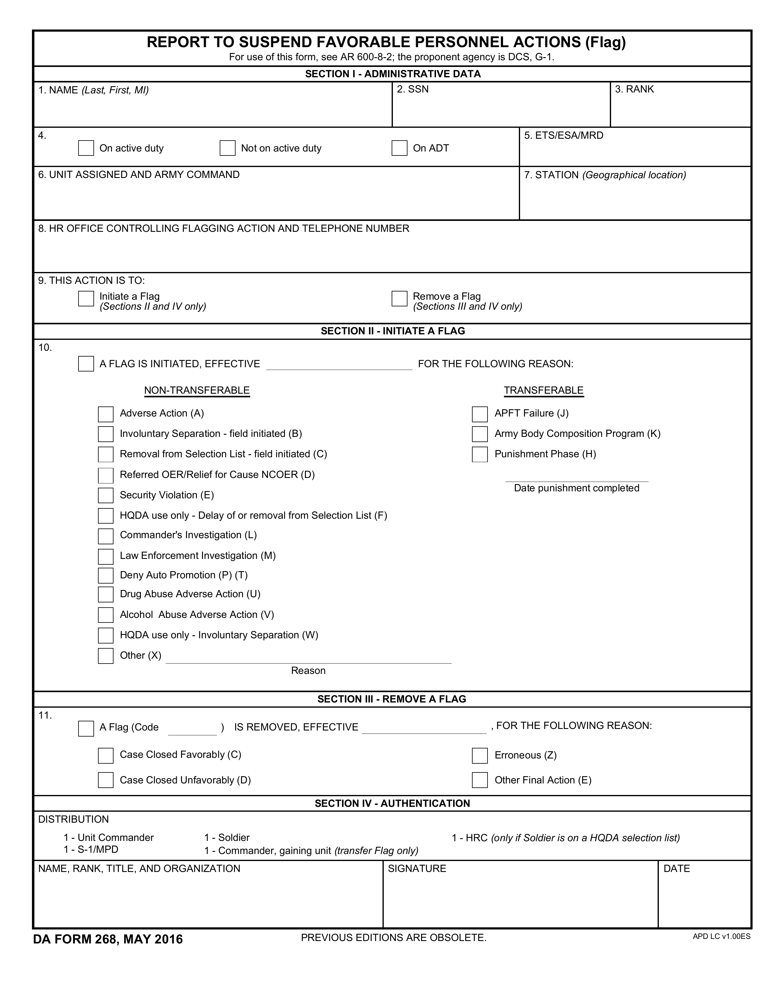 DA Form 268 20232024 Fill Official Forms PDF Guru