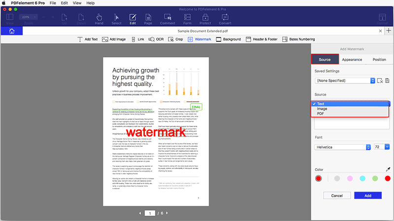 Add watermark to PDF for free CleverPDF.com