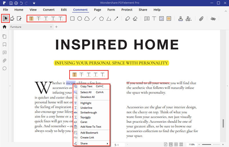 Underline Text in InDesign 2019